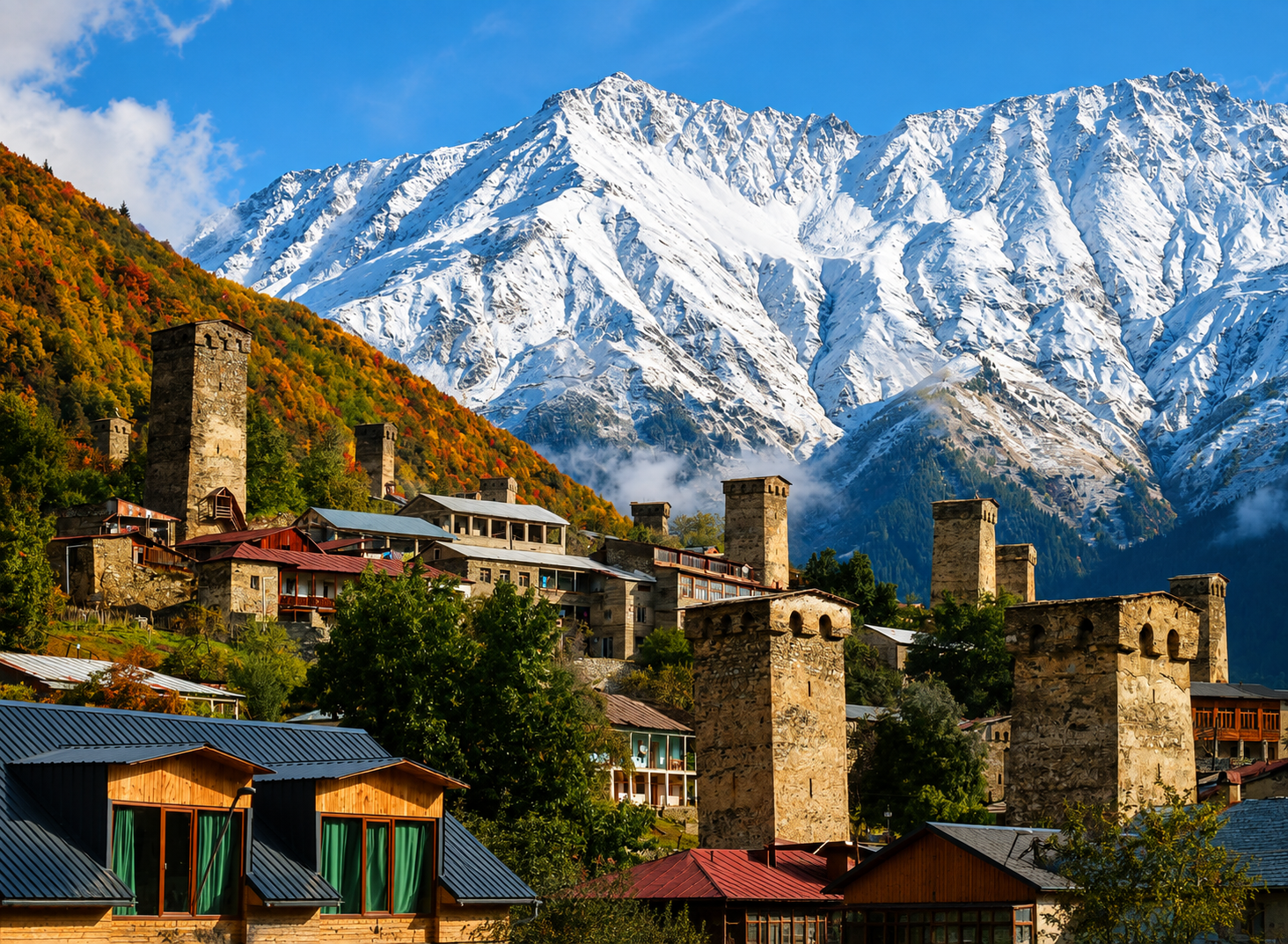 Mestia Historic Centre and Svan Tower